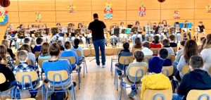 Bläser der Realschule Bad Schönborn auf Grundschul-Tour