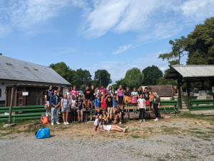 Die Klassenstufe 5 besucht den Tierpark in Bad Schönborn